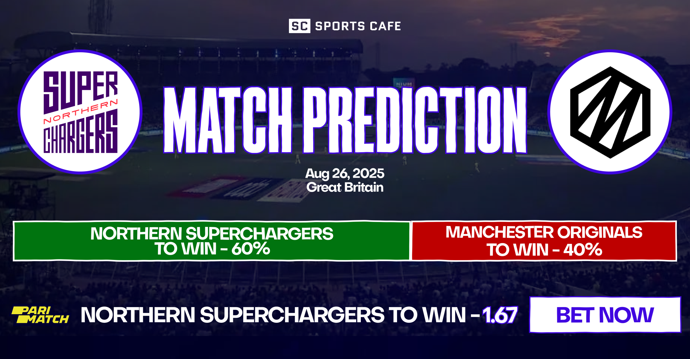 Northern Superchargers vs Manchester Originals